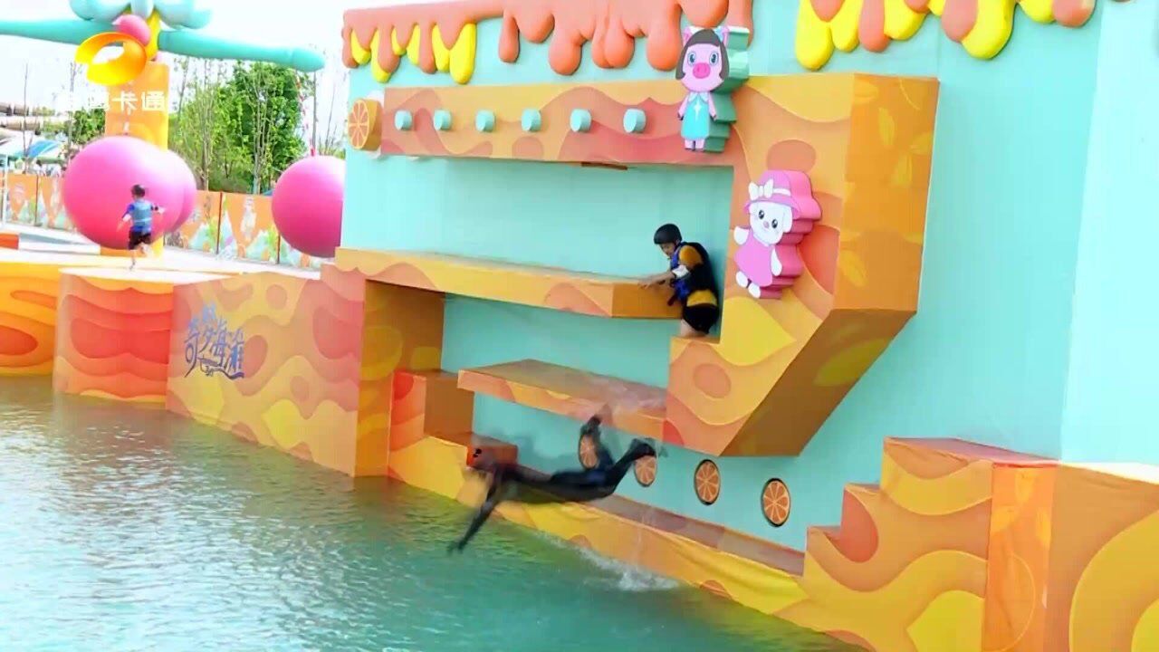 嘭!发射第六季:铁人三项父子硬钢猎人!猎人该你下去了!