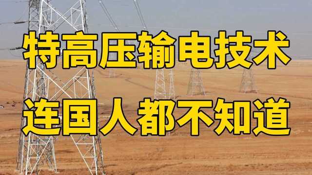 再也不怕挨打!中国垄断全球的特高压输电技术,连国人都不知道