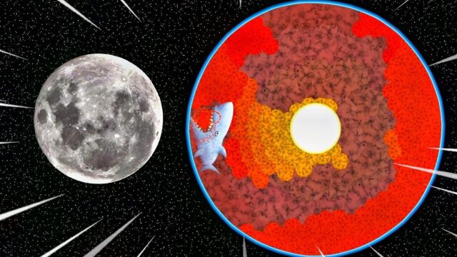 美味深蓝:吃掉星球内核不过瘾,我连边上月亮也吞了