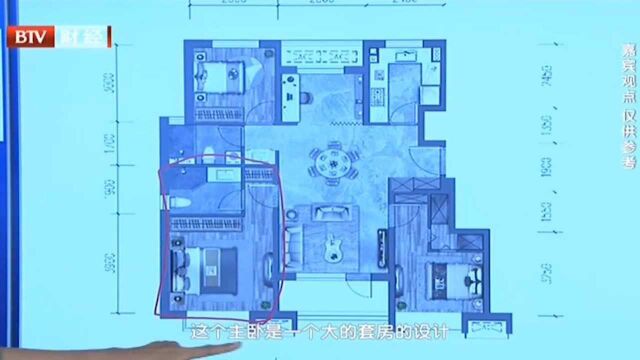 小四居室户型设计图解析之房山良乡大学城附近项目