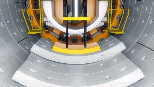 综合管廊盾构法施工模拟,管片拼装,盾构机下井模拟