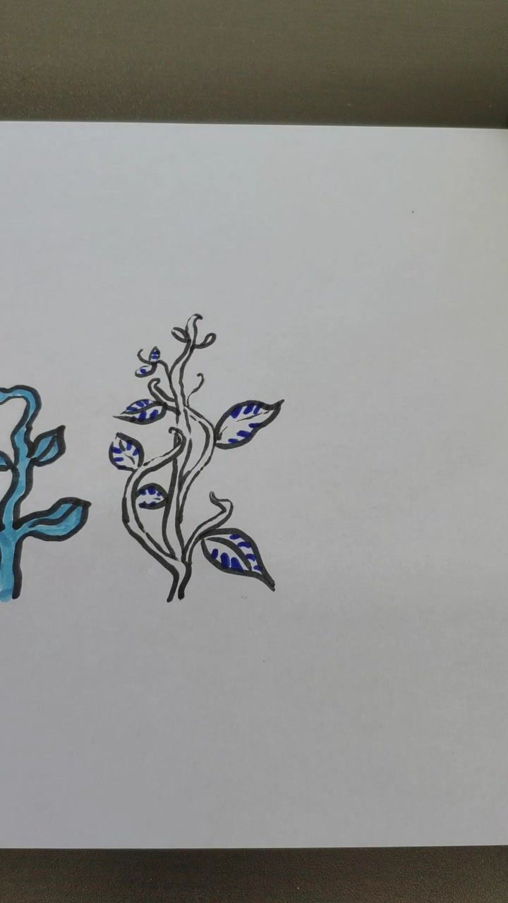 不同的人画的蓝银草_腾讯视频