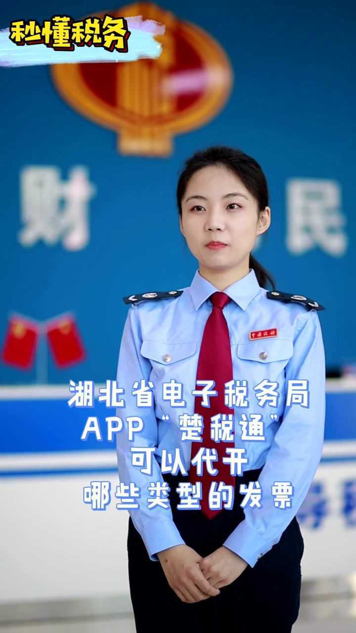 湖北省电子税务局app楚税通可以代开哪些类型的发票