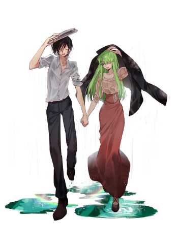 《叛逆的鲁鲁修》cc与鲁路修的高糖图分享