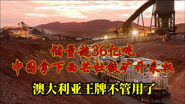 储量超36亿吨,中国拿下西芒杜铁矿开采权,澳大利亚王牌不管用了