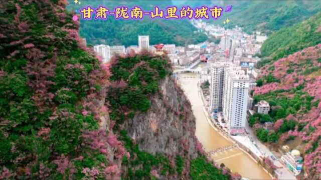 甘肃陇南一个大山里的城市