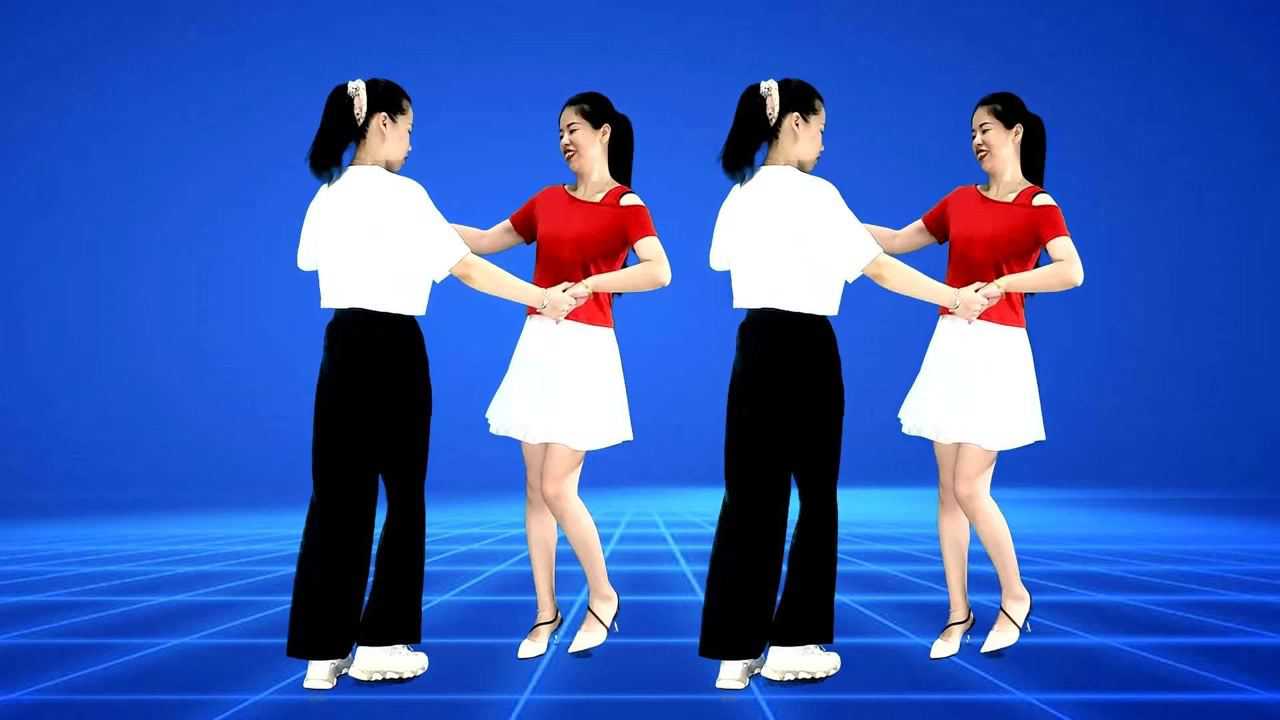 《舞女泪》简单易学,14步双人舞_腾讯视频