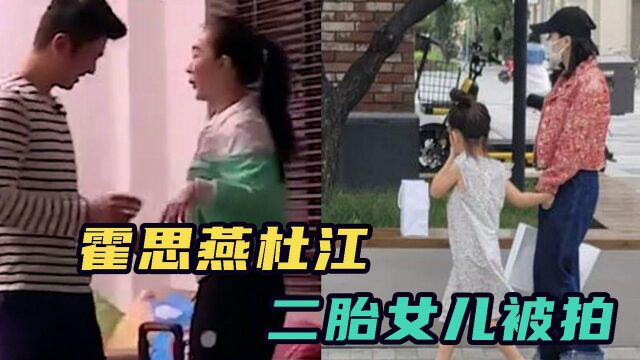 霍思燕二胎女儿疑现身,正面照神似嗯哼,网友:承认是找别人生的了?