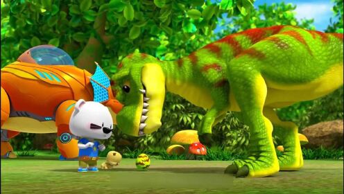 小熊布迷探索恐龙奇妙世界,向着勇敢正义出发,精彩刺激无比