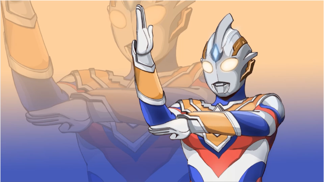 原创手绘跨越时空苏醒的光之巨人特利迦奥特曼,一起画起来吧