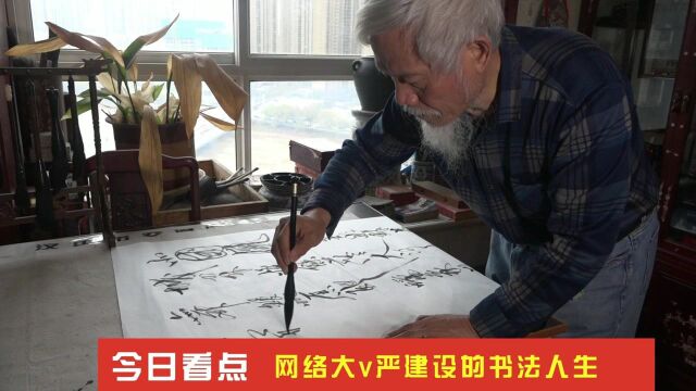 严建设讲述自己的的书法人生 我在上世纪动荡的60年代,被父亲责令不许出门,