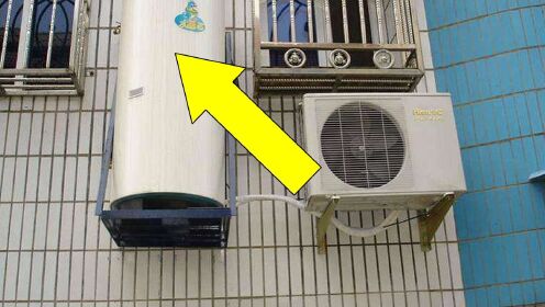 空调外机接个大罐子是什么操作?揭秘空气能热水器