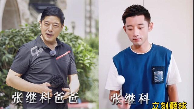 奥运冠军爸爸,孙颖莎爸帅杨倩爸有气质,张继科:我们同框分不清