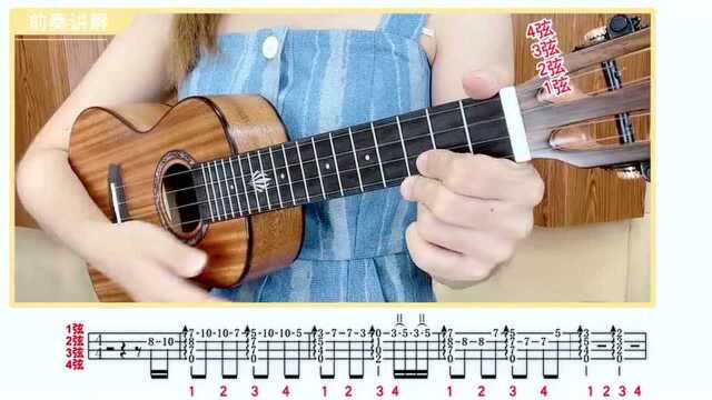 我的姐姐推广曲尤克里里教学小小凤