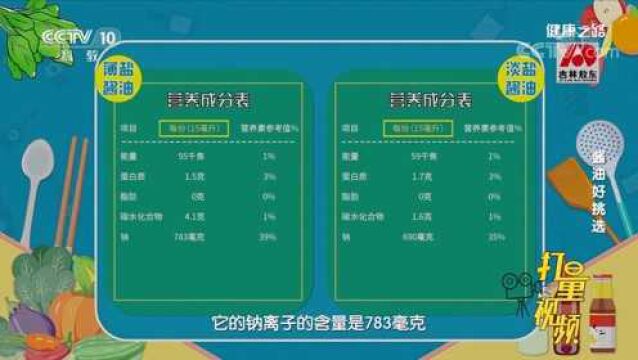 薄盐酱油和淡盐酱油哪种更健康?专家告诉你,小心掉坑