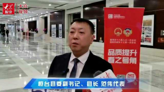 桓台县委副书记、县长范伟代表:站位全市大坐标系,锚定“四新”