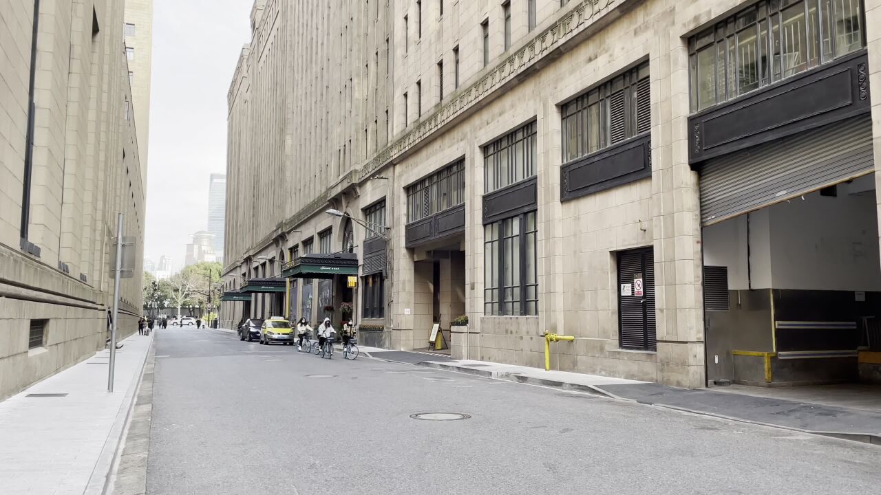 上海外滩滇池路街景随拍