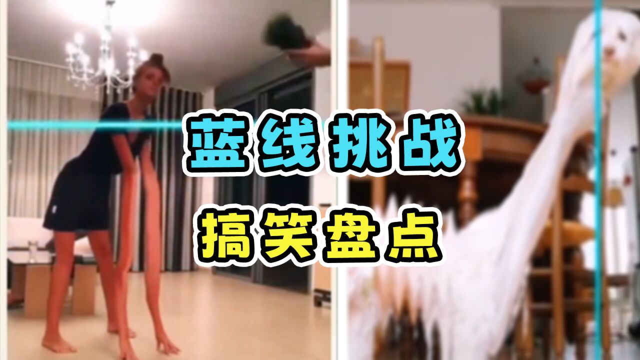 什么?蓝线挑战又有新鲜整活了