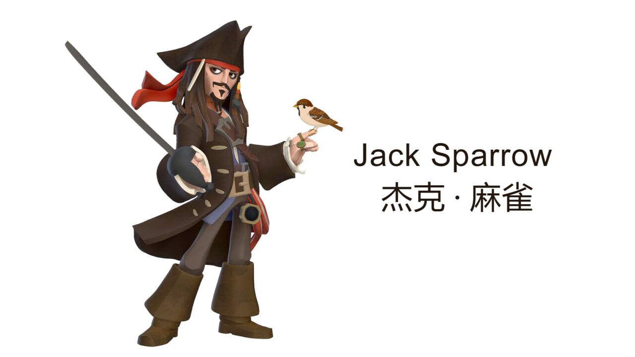 「一个电影单词」captain 杰克·麻雀,船长指挥能力一流