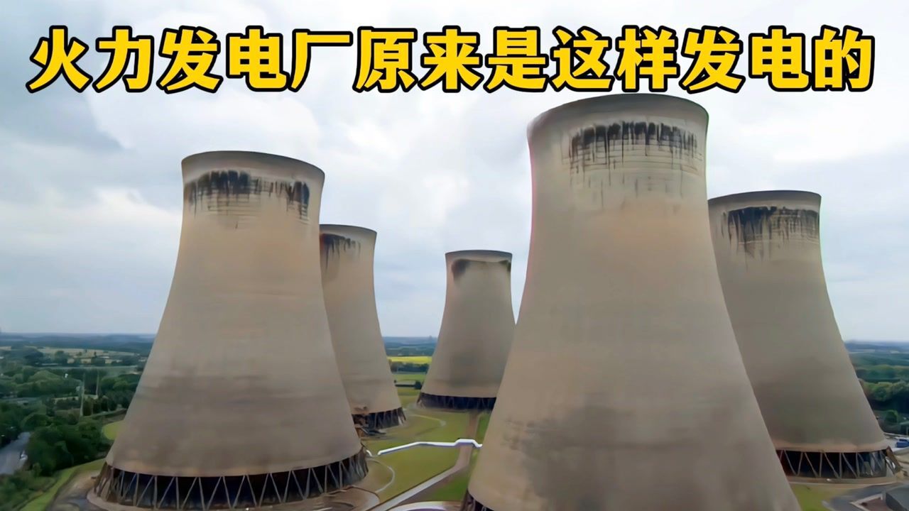 火力发电厂用煤发电,那你知道是如何运作的吗?_腾讯视频