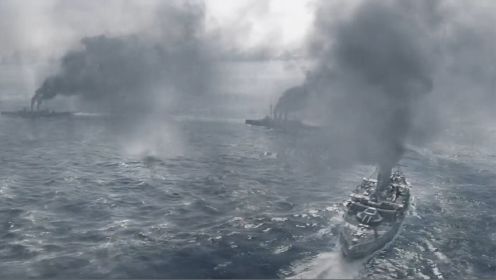 日俄战争爆发：俄军太平洋舰队大战日军联合舰队，场面惨烈
