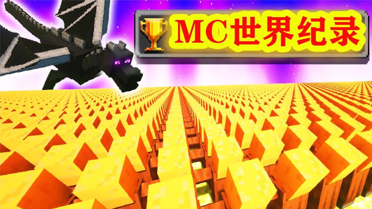 我的世界：史上最多村民参与的MC速通世界纪录