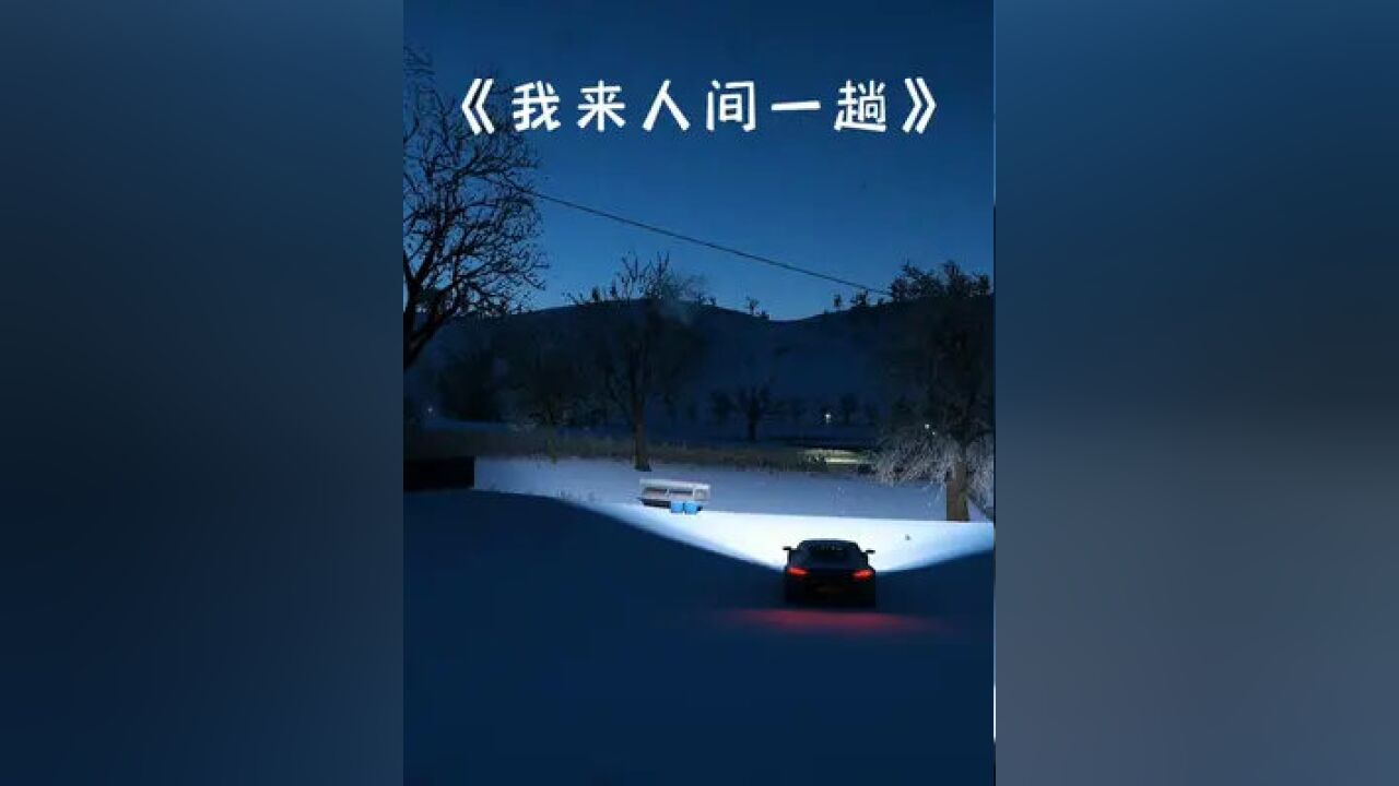 不知道當代網友的文筆如何:我來人間一趟 ▁▁▁▁▁▁▁