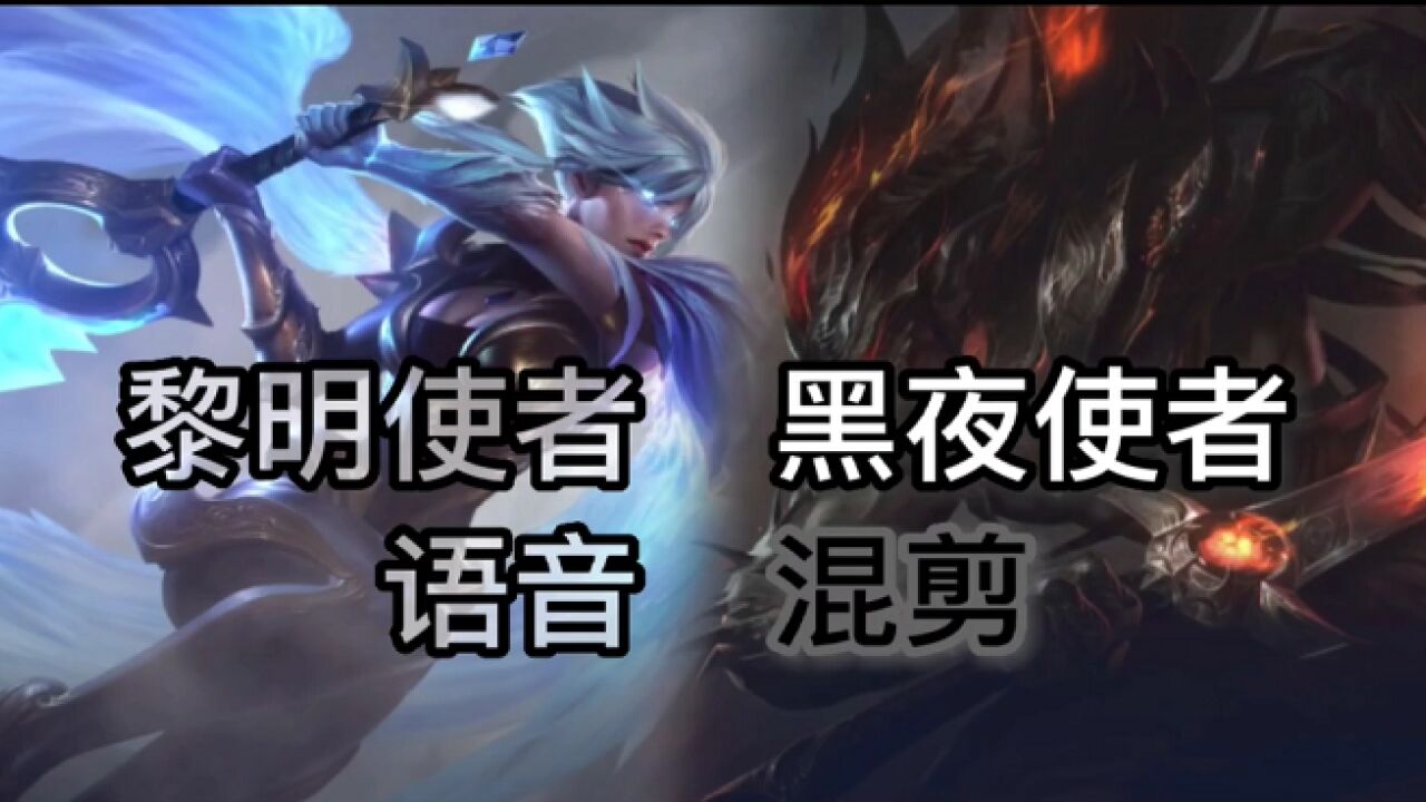 【皮肤混剪】黎明使者&黑夜使者