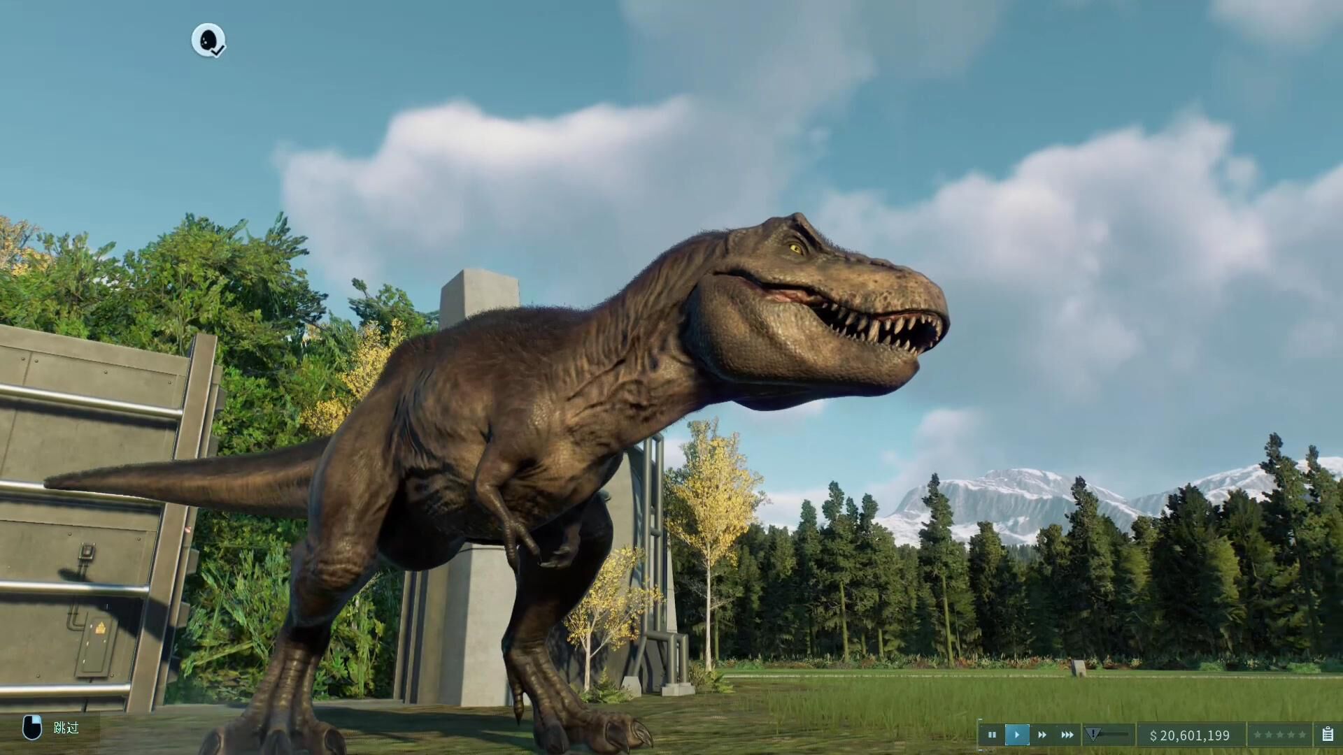 侏罗纪世界3霸王龙终于长毛了暴打南方巨兽惨遭感冒而亡