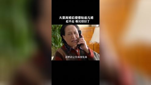 夫妻俩离婚婆婆粘着儿媳赶都不走，看完哭了