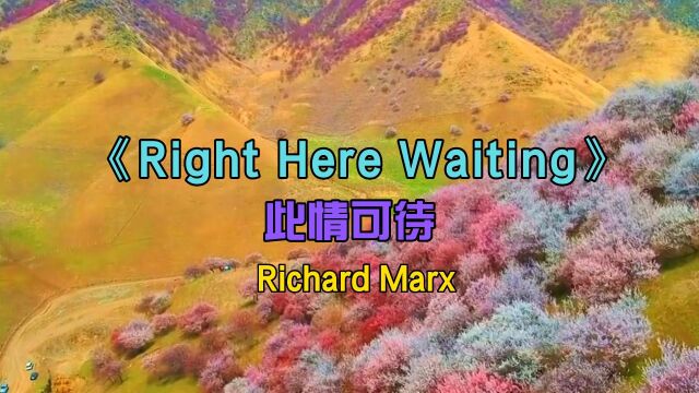 经典英文歌曲《Right Here Waiting》此情可待