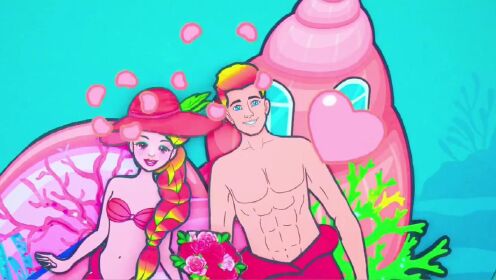 声音定格动画系列:冰vs火美人鱼大战,争夺公主的宠爱!