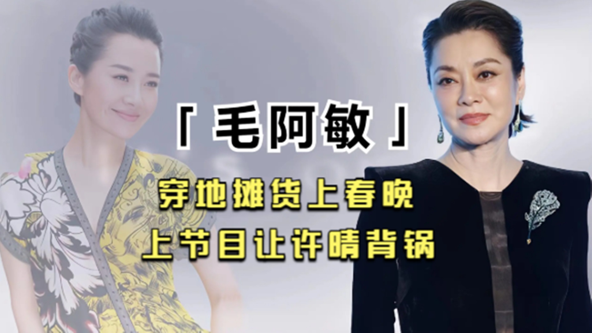 亡夫260亿遗产一分未得,上节目让许晴背锅,毛阿敏究竟有何背景?