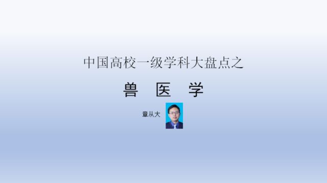 中国高校一级学科大盘点之兽医学,含华中农业大学