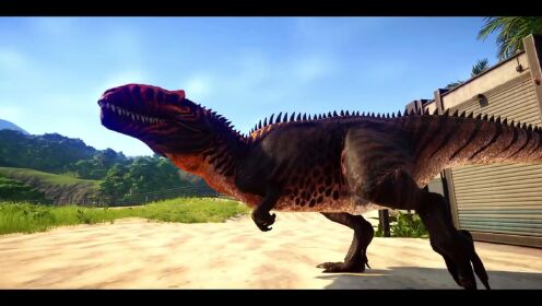 彩色霸王龙&棘龙、I-Rex、马普龙-侏罗纪世界进化