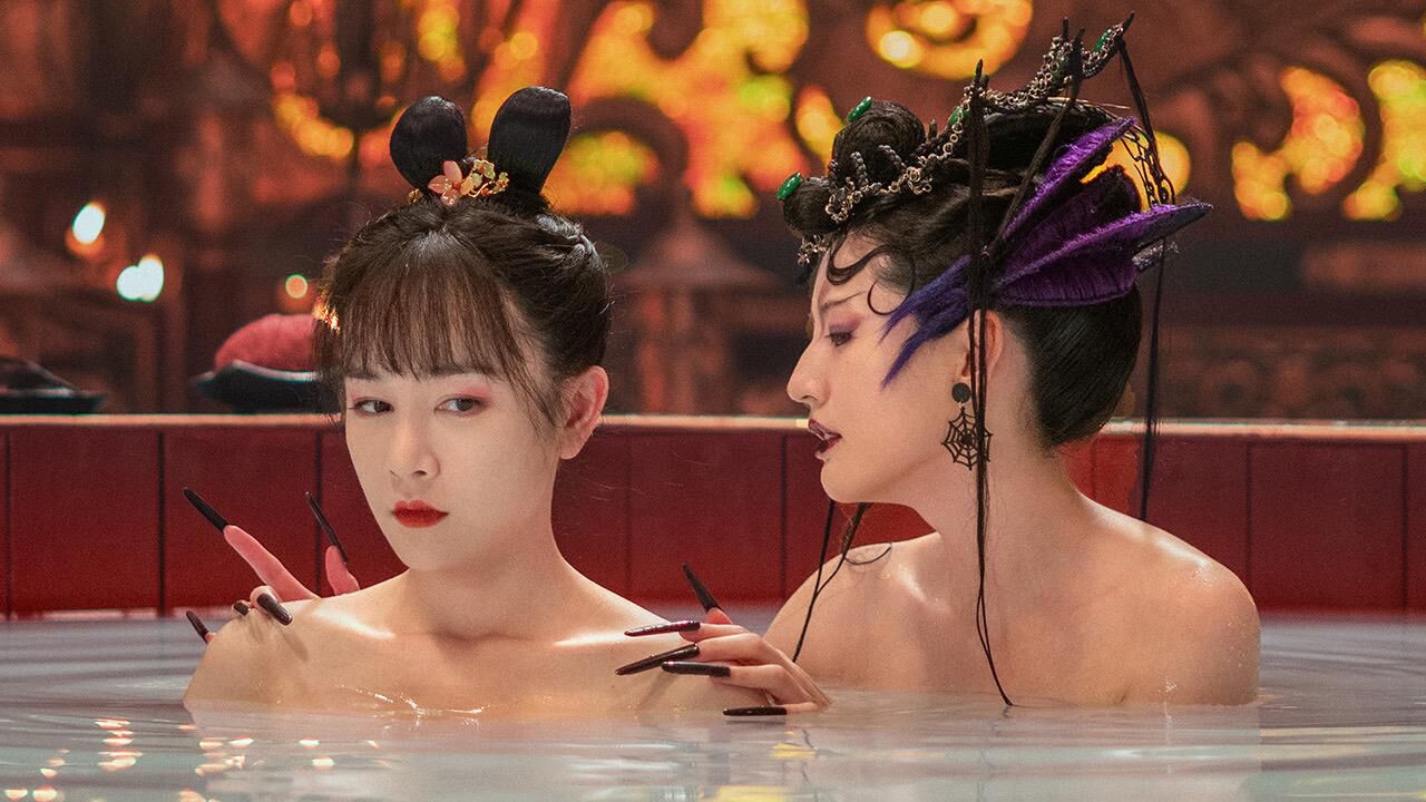 赶紧上腾讯视频,看张檬画皮换脸,为爱力战群妖!