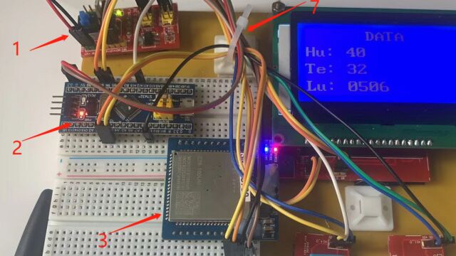 OneNET Studio云平台STM32物联网开发(2) STM32+Air724UG(4G模组)数据采集显示上报 视频