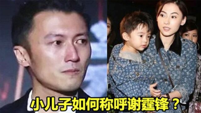 张柏芝被问:小儿子以后如何称呼谢霆锋?她的回答令人心疼!