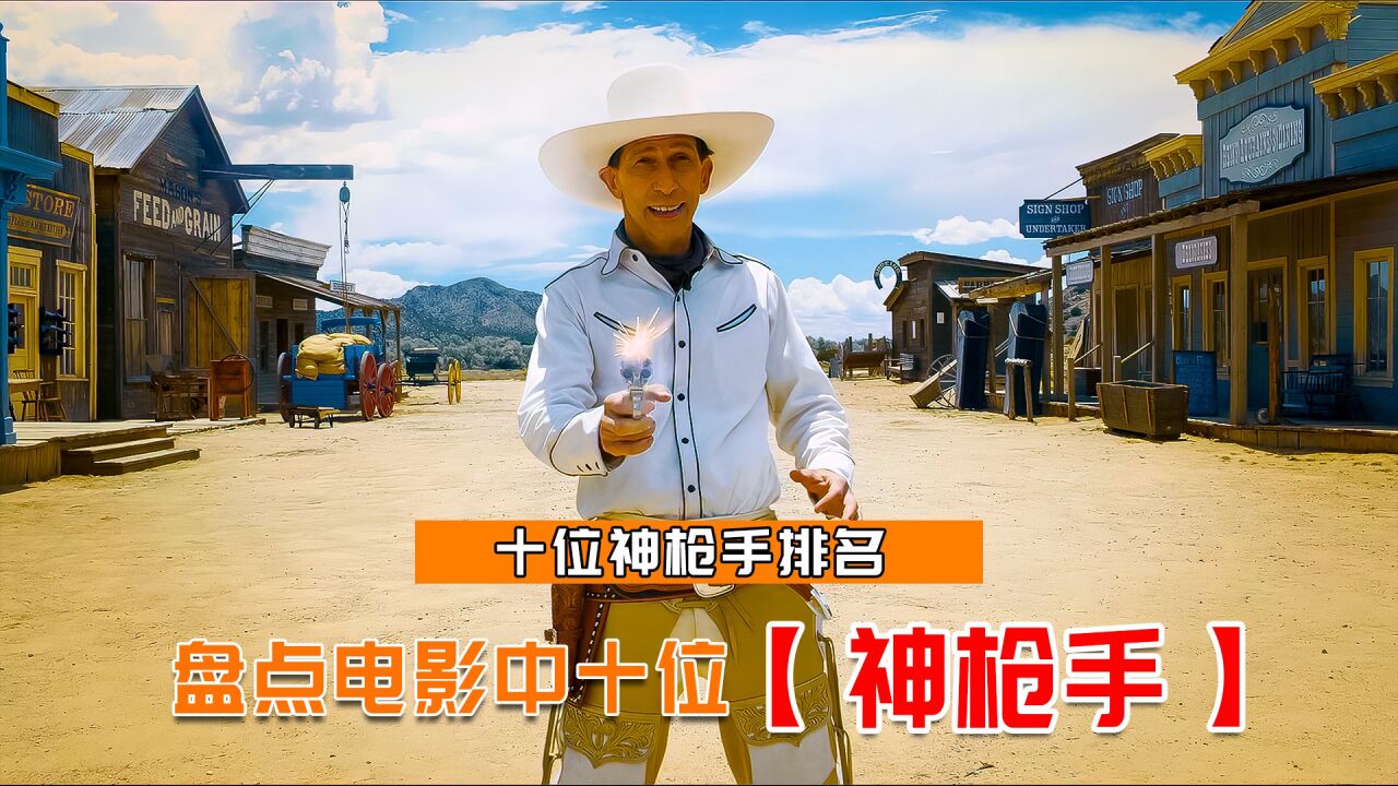 电影中十位神枪手排名，段位越高枪法越准，第一名十里外击杀_腾讯视频
