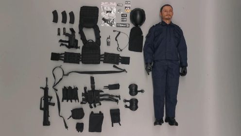 开封兵人开箱测评：MINITIMES M026中国特警士兵可动人偶玩具模型手办
