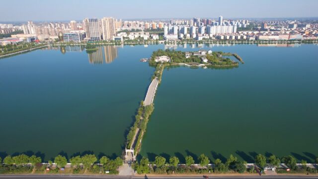 河南睢县北湖景区之凤襄园中原水城美云美景