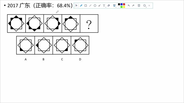 公考 行测 图形推理 常规题型不能出错