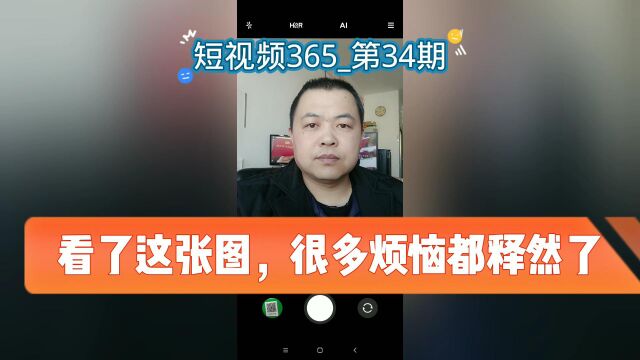 看了这张图,很多苦恼都释然了(短视频365第34期)横版