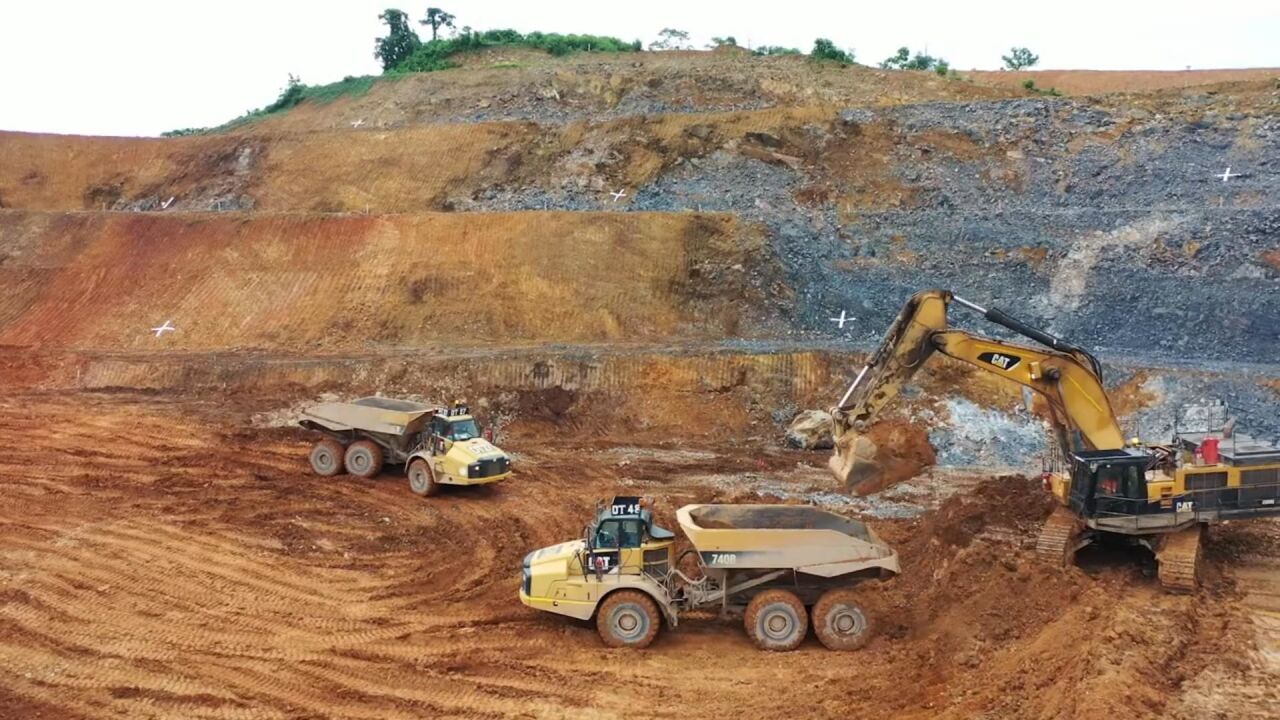 老挝金矿图片