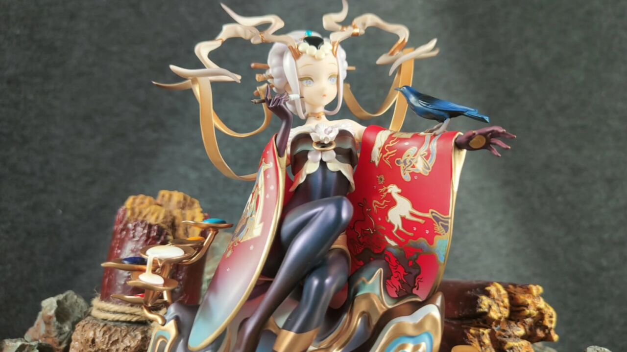 myetho弥索 镜叔 敦煌博物馆 国家宝藏 鹿王本生图 古风手办