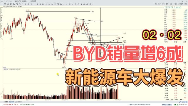1月比亚迪销量增6成,新能源车概念爆发,后市怎么看?
