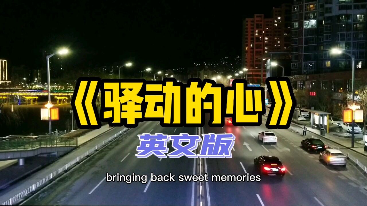 《驿动的心》英文版,唯美经典旋律,更感别有意境