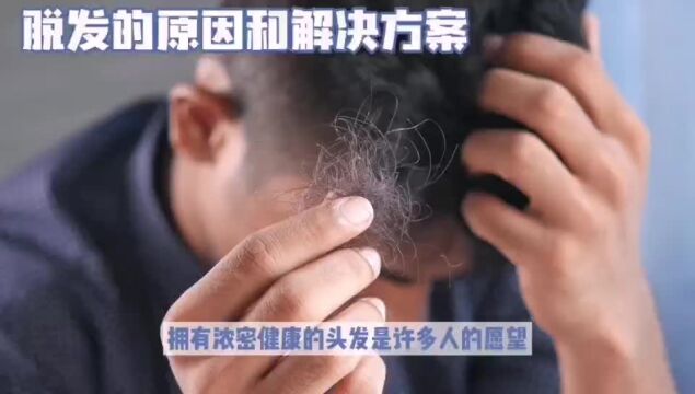 脱发问题全面观:深入解析原因,为你提供解决方案