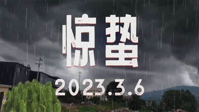 今天惊蛰,你听到打雷,看到下雨了吗?我在广西田阳没见到