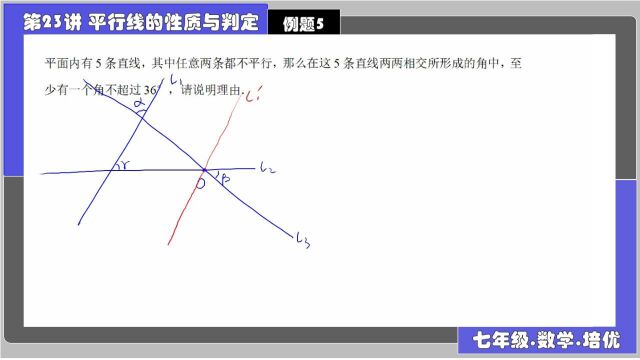 23平行线的性质与判定 例题5